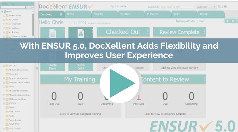 ENSUR 5.0 Adds Flexibility and Improves User Experience